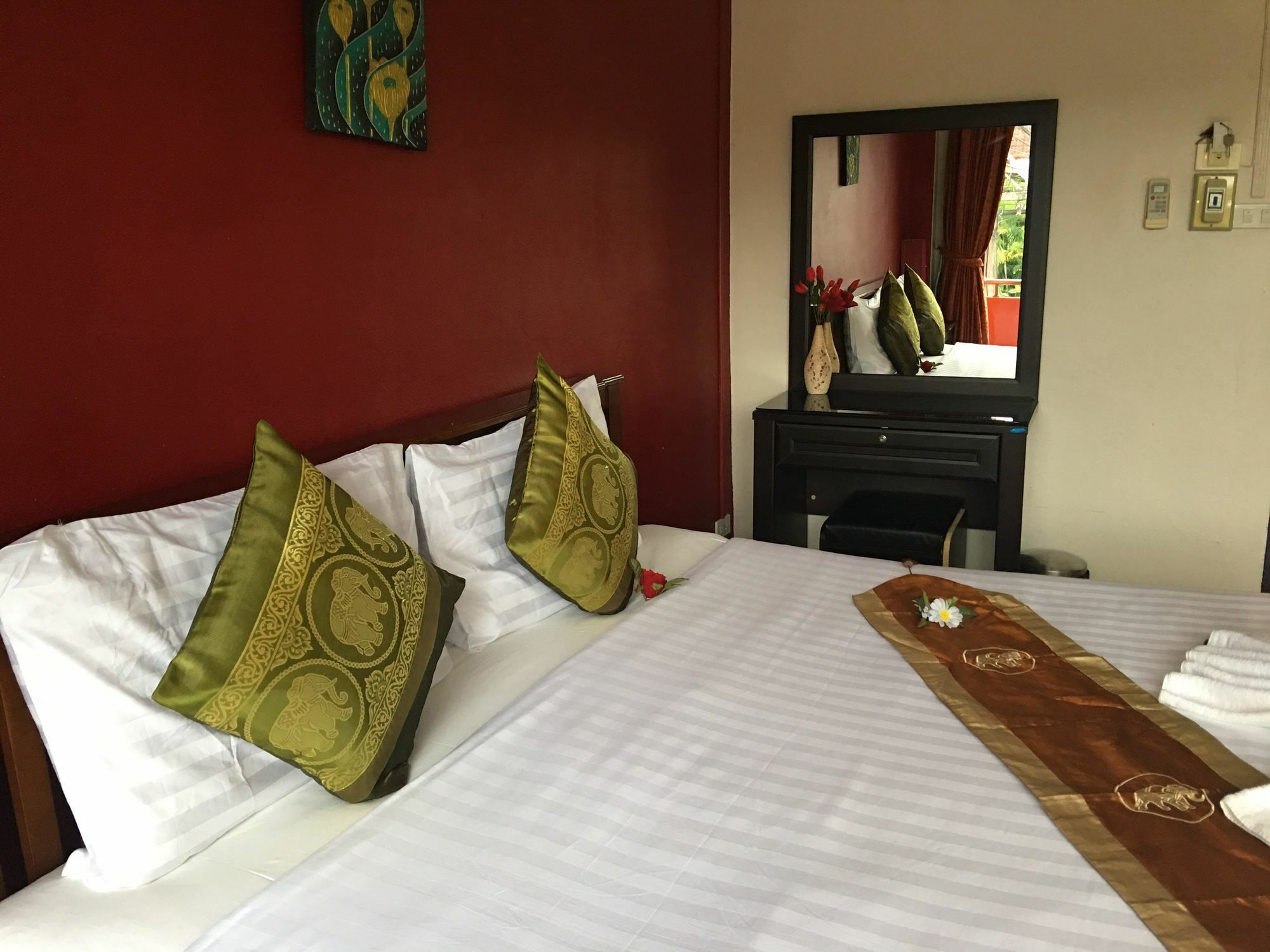 Green Leaf Guesthouse Krabi Exterior foto